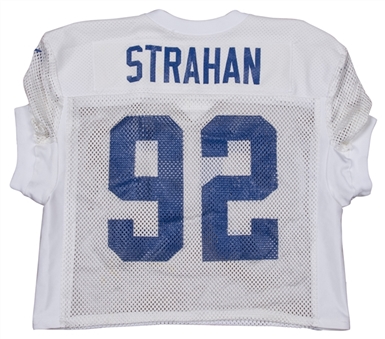 2002-2007 Michael Strahan Worn New York Giants Practice Jersey 
